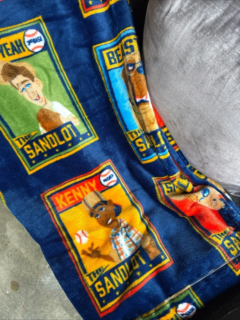 Plush Throw - Blue the sandlot blanket